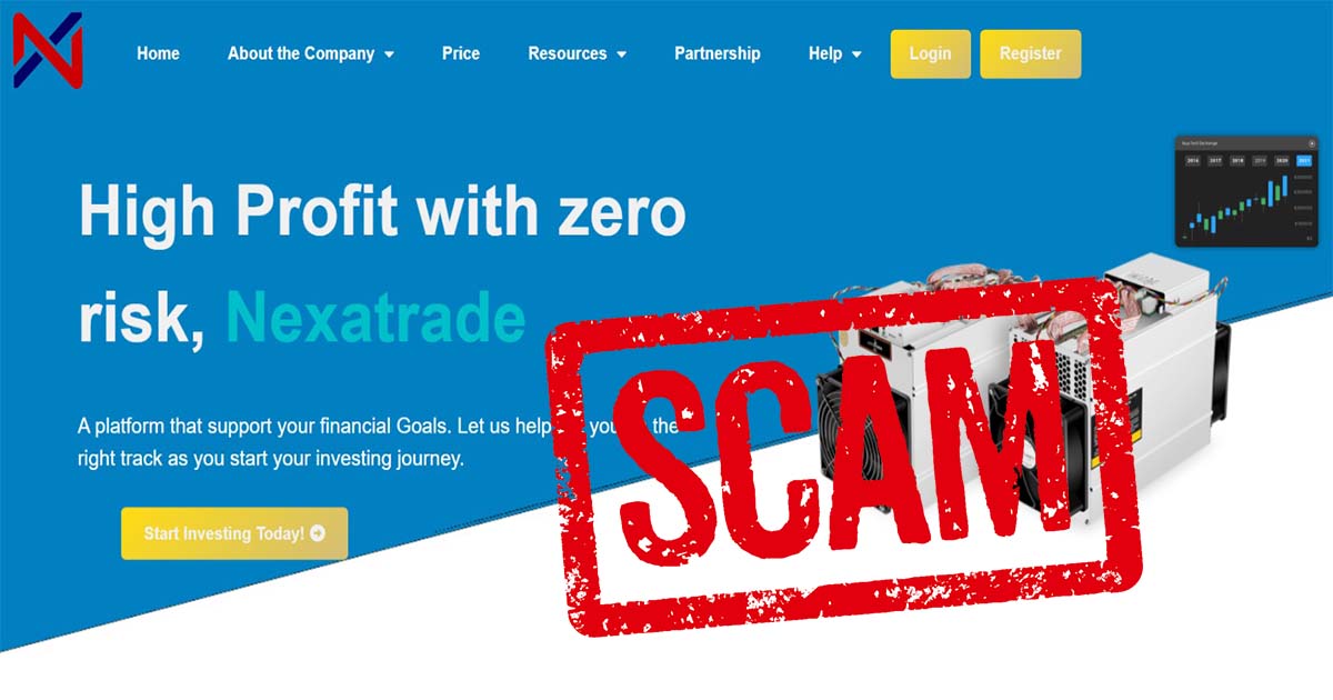 هشدار کلاهبرداری Nexatrade (نکسا ترید)